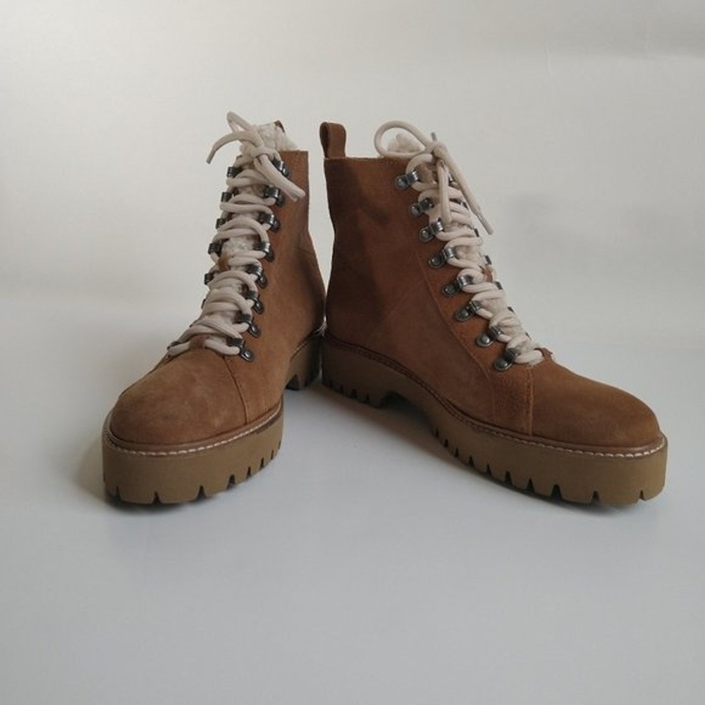 Splendid Womens Boots Kody Suede Lace Up Size 10